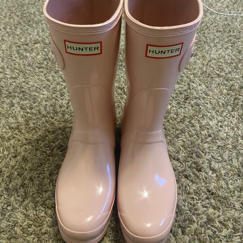 Light Pink Hunter Boots